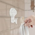 Xubond Shower Curtain Hooks, Swivel Suction Cup Hook Wall Powerful
