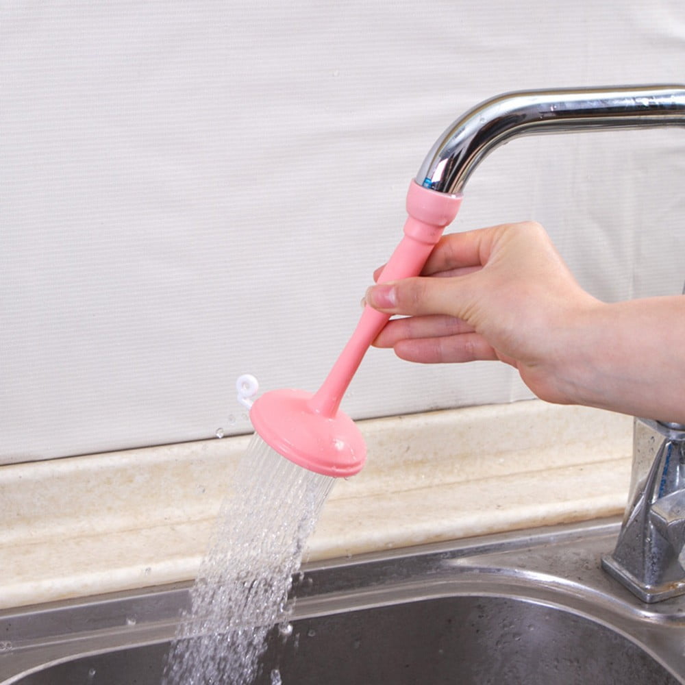 Xubond Shower Head, Swivel Filter Connector Pink Water Diffuser Saving Faucet Popular Kitchen