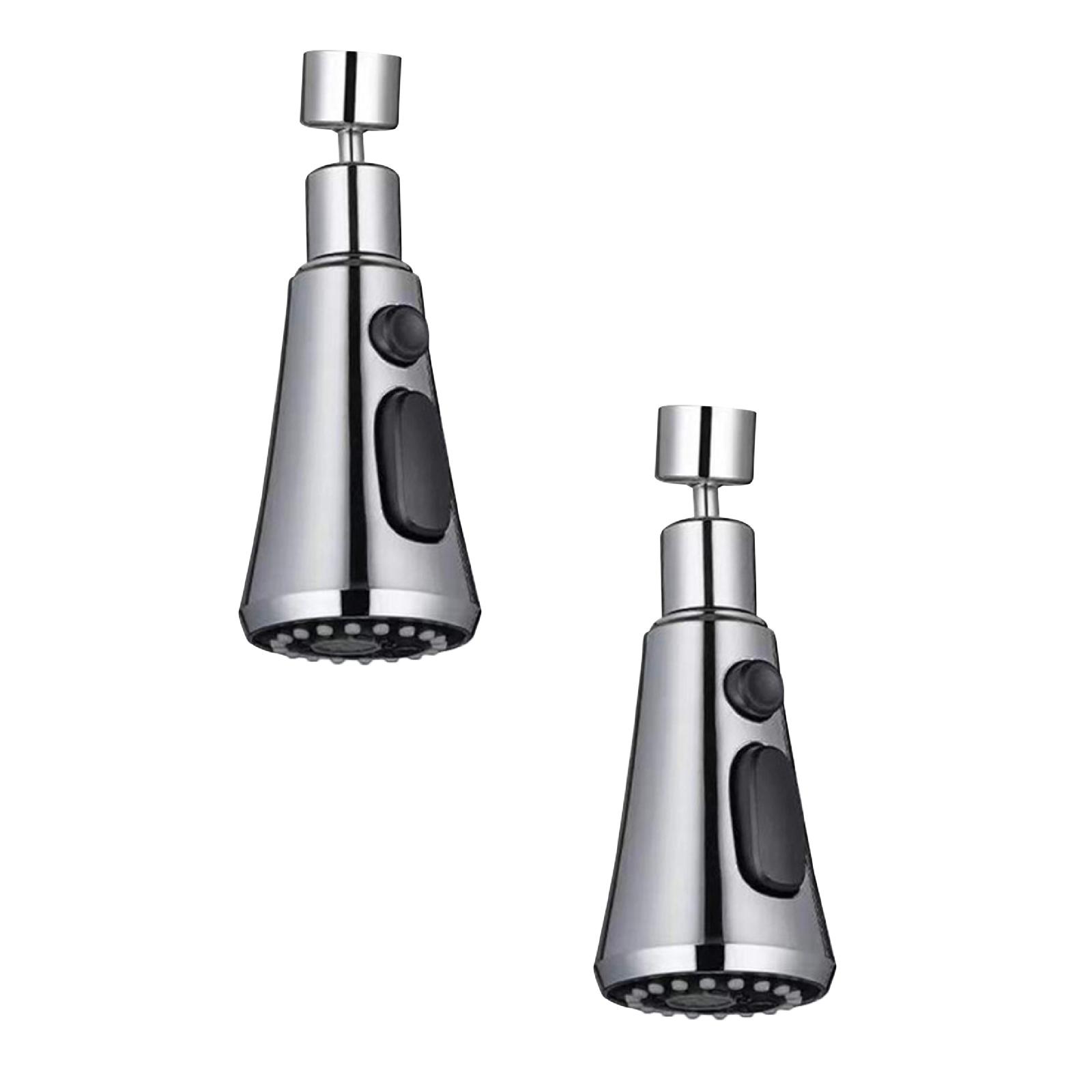 Xubond Sink Faucet, 3way Kitchen Faucet Can Be Universally Rotated To