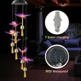 Xubond Solar Changing Lamp Yard Light LED Decor Wind Chimes Home Color