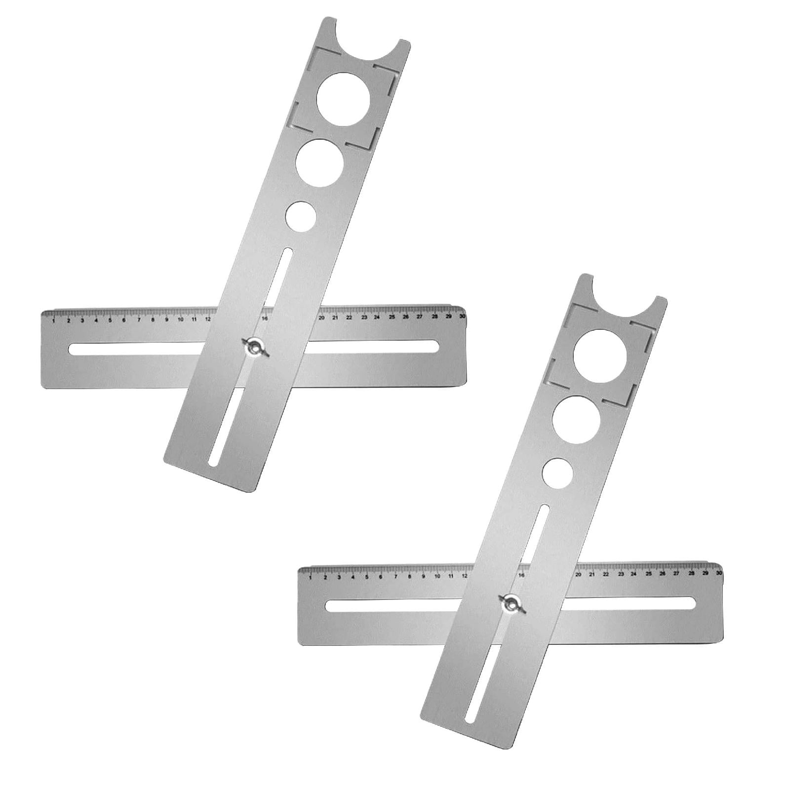 Xubond Stainless Ceramic Tile Hole Locator Punching Tool Adjustable