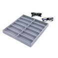 Xubond Storage Bins, Storage Glasses Case Velvet Glas 12 For Sunglasses
