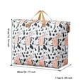 Xubond Storage Bins With Lids Cute Cow Pattern Comforter Bag For Moving