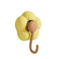 Xubond Sunflower Shaped Suction Cup Hooks For Hanging Without Drilling