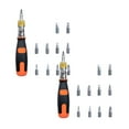 Xubond Tools, 10 In 1 Multi Angle Screwdriver Tools 180° Rotation A