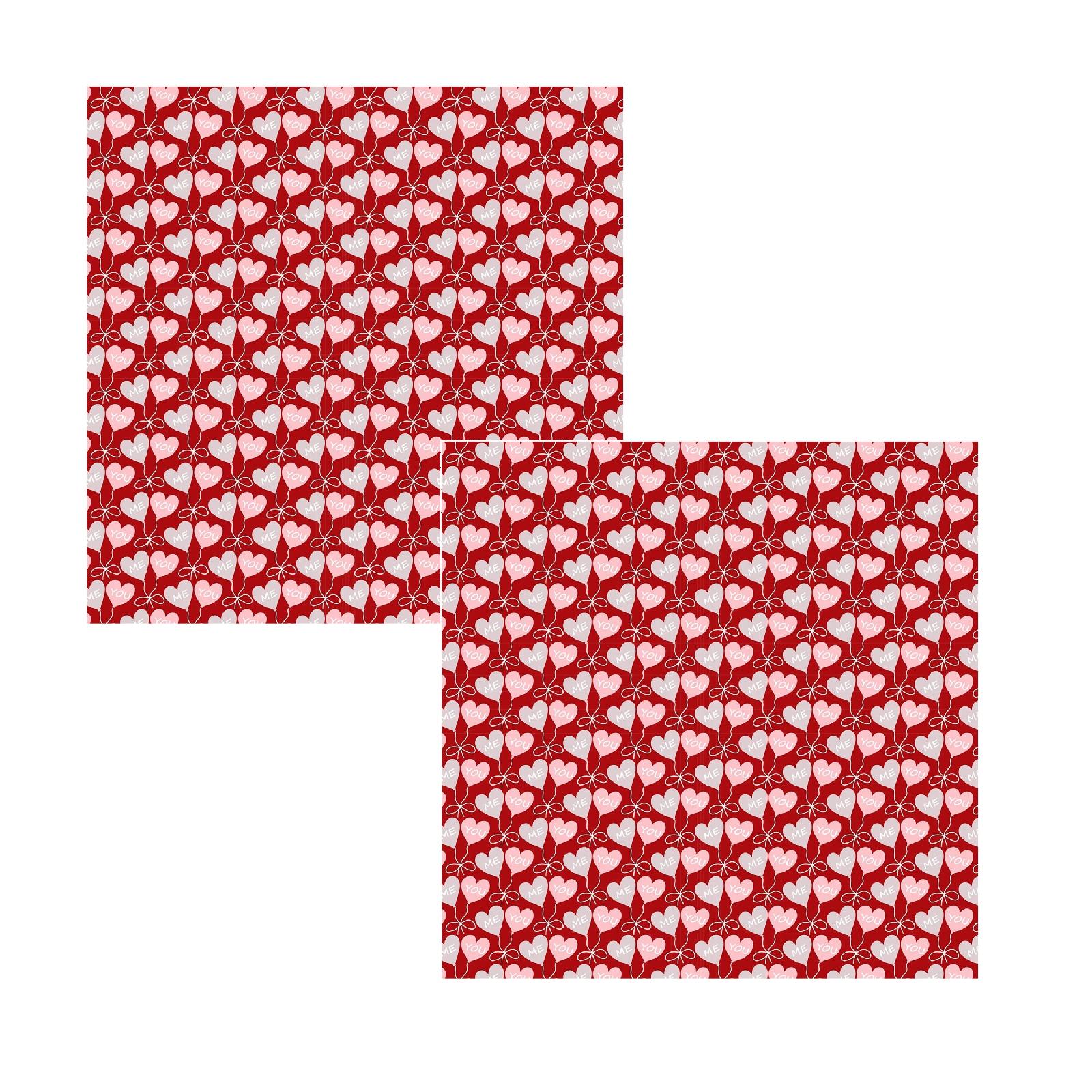 Xubond Valentine Couple Clothes Diy Vinyl Bundle on Heat Transfer HTV