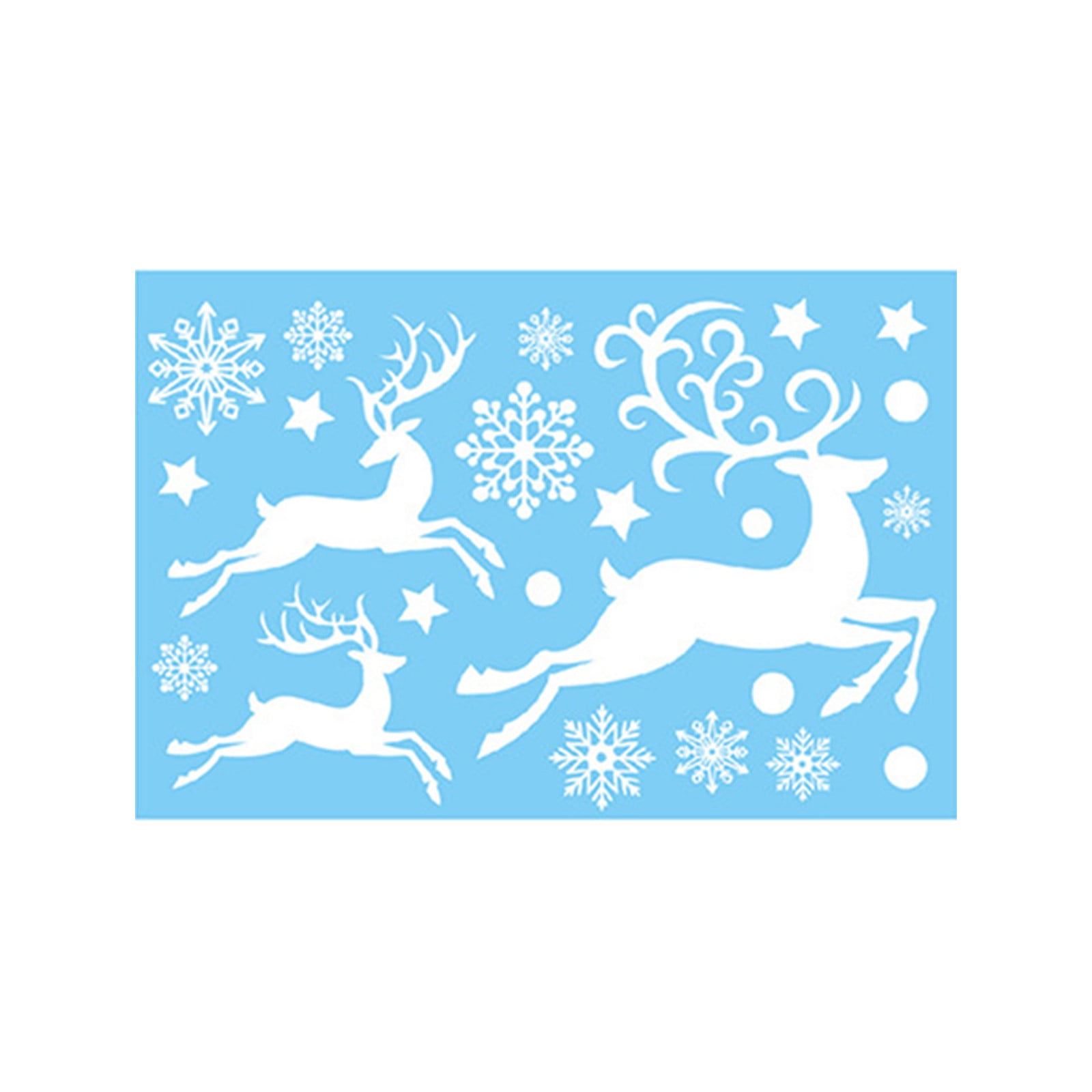 Xubond Wall Stickers Decor Christmas Cartoon Santa Claus Wall Stickers