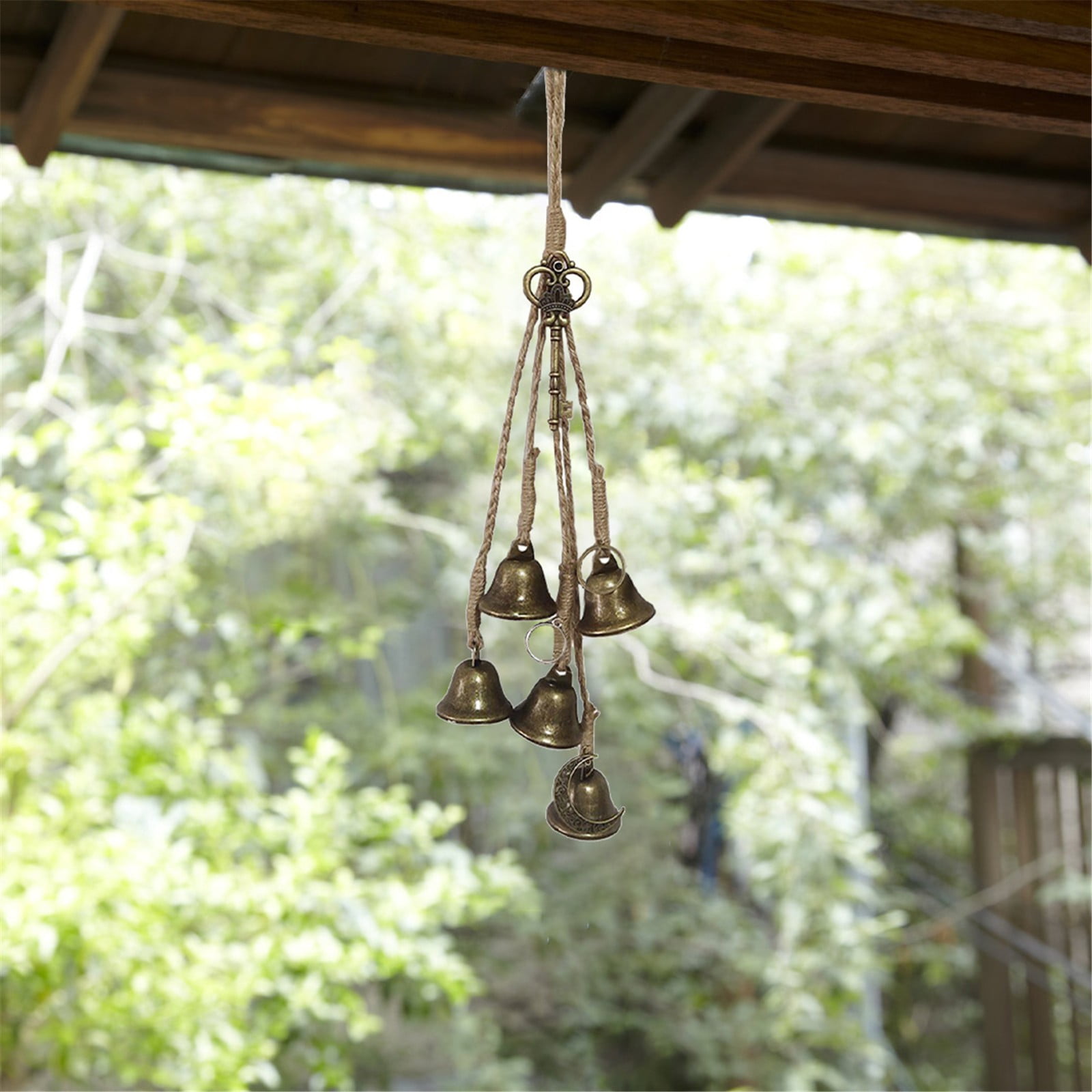 Xubond Witch Wind Chime Doorknob Bell String Home Decoration Wall Hanging Garden Memorial , Home