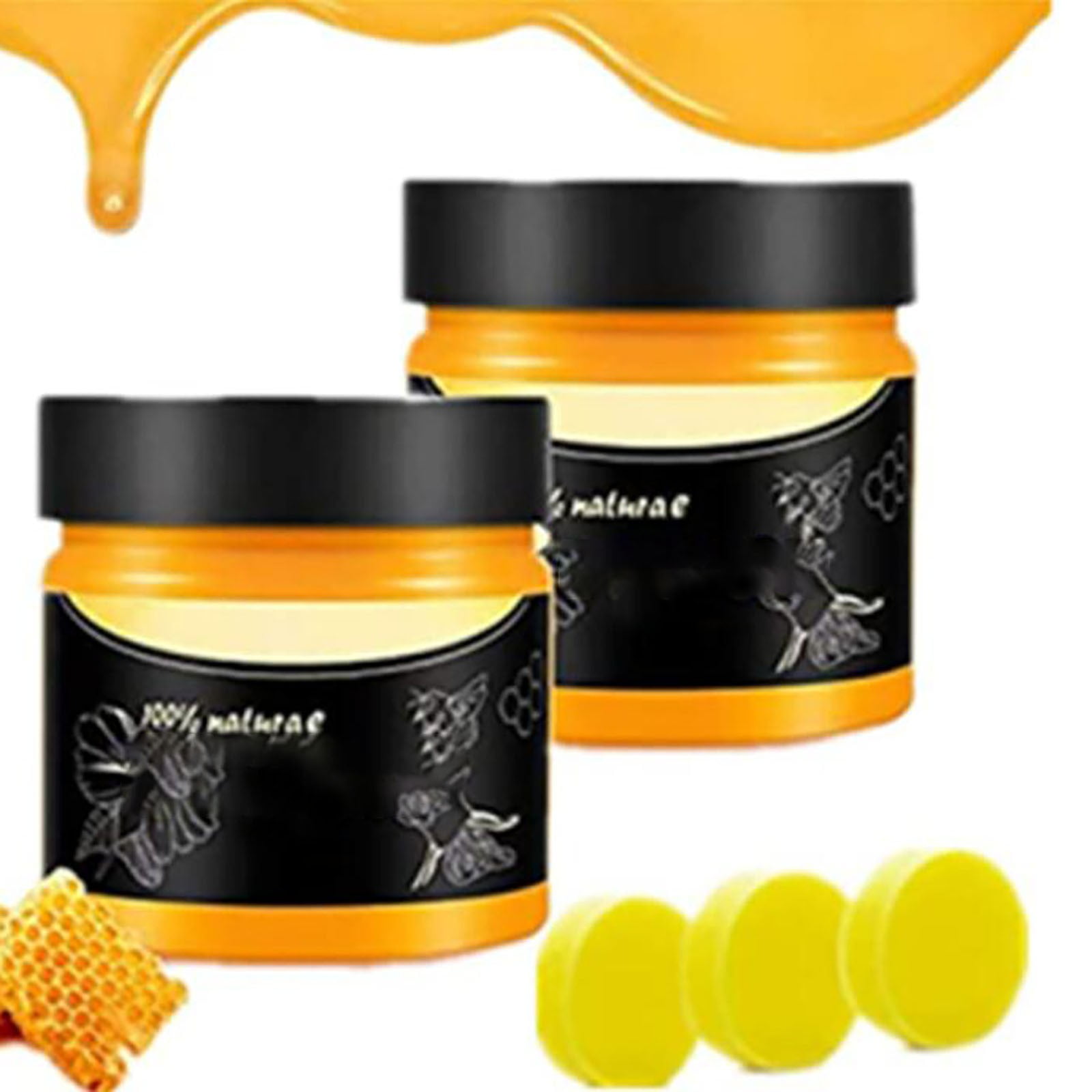 Xubond Wood Seasoning Beewax100 Natural Beeswax Cleaner and Polishing