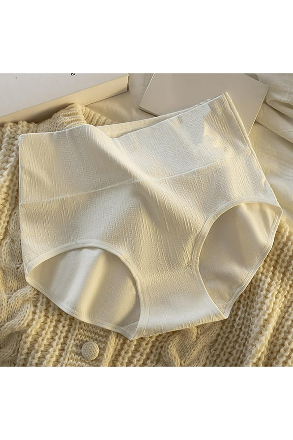 1 Pcs Cotton Panties For Women Leak Protection Underwear, High Waist Cotton Panties, Washable Reusable for Nighttime Wear