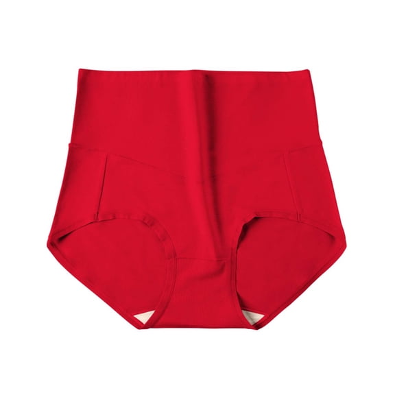 Xucatan 1 Pcs Cotton Panties For Women Plus Size Floral Printed High Waisted Underwear - Breathable Full Coverage Panties Ladies Stretch Briefs