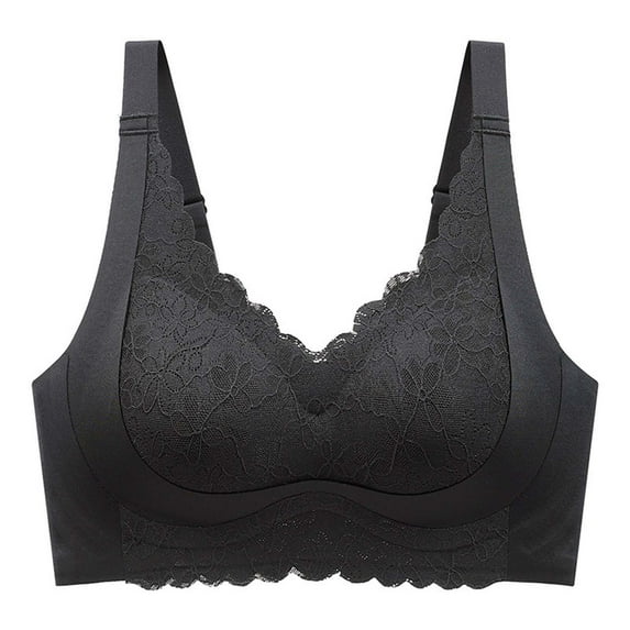 Xucatan 1 Pcs Jelly Bra, Lifting Wire-Free Jelly Bra, Seamless Soft Comfort Strip Wireless Bras, Push Up, Full Coverage