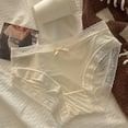 thumbnail image 1 of Xucatan 1 Pcs Ladies Underwear Panties Ice Silk Seamless Underwear, Mid Waist Comfort Panties, Smooth Breathable Fit Briefs, 1 of 3