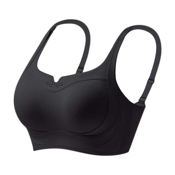 Xucatan 1 Pcs Seamless Mastectomy Bra for Women, Pocket Post-Surgery Bra with Support Pads Comfort Lift Daily Bralettes V-Neck