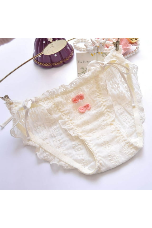 1 Pcs Sheer Mesh Underwear for Women, Low Waist No Show Panties, Breathable Invisible Everyday Briefs