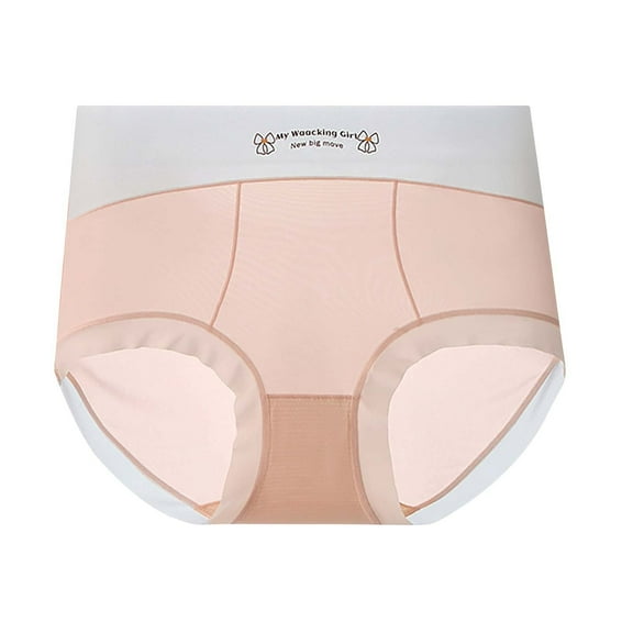 Xucatan 1 Pcs Women's Airflow Mid Waist Underwear, Breathable Support Briefs, Soft Stretch Fabric for Daily Wear