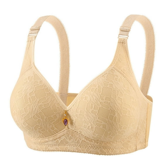 Xucatan 1 Pcs Womens Full Coverage Push Up Bra Plus Size Seamless No Underwire T-Shirt Bras Comfortable Everyday Bras