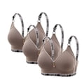 thumbnail image 1 of Xucatan 3PC Bandeau Bras for Women, Strapless Anti Slip Thin Design, Wireless Push Up Seamless Support, Everyday Underwear Gift, 1 of 2