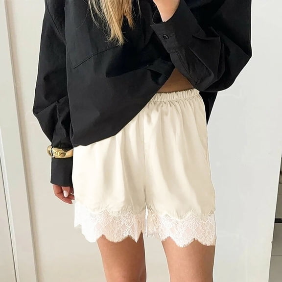 Xucatan 4 Pcs Smooth Loose Fitting Anti Chafing Shorts for Under Dresses Women Slip Shorts Seamless Boyshorts Panties