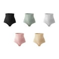 thumbnail image 1 of Xucatan 5 Pcs Panties For Women Plus Size Contour Mid-Rise Underwear, Breathable Shaping Panties, Seamless Support Briefs, 1 of 7