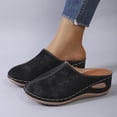 thumbnail image 1 of Xucatan Backless Sneakers Shoes for Women Mule Sneakers Slip on Wide Platform Canvas Mules Non Slip Chunky Breathable Round Toe Lightweight Casual Walking Flat Slides Indoor Outdoor Gift, 1 of 9