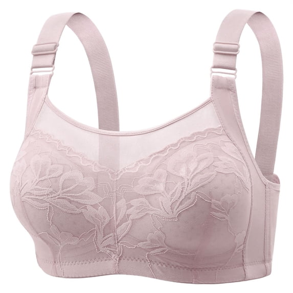 Xucatan Bra for Older Women with Sagging Breast Sports Bras Deep Cup Full Back Coverage Comfort Shaper Bra Plus Size Everyday Bras Gift