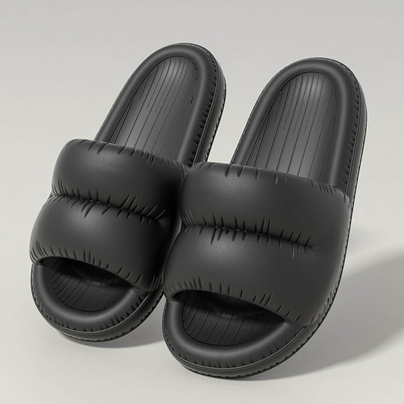 Xucatan Cloud Slides For Women And Men Non Slip Quick Drying Shower Shoes Slides Bathroom Sandals Lightweight Cushioned Thick Sole Gift