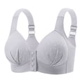 thumbnail image 1 of Xucatan Daisy Bras for Older Women No Underwire Full Coverage Senior Padded Bra Floral Front Closure Push Up Bralettes Gift, 1 of 2