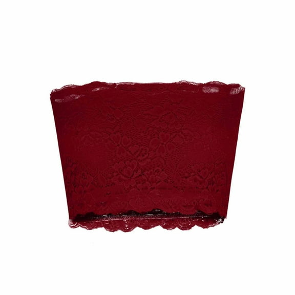 Xucatan Floral Lace Tube Top Bras For Women Bandeau Strapless Bras Seamless Stretchy Chest Wrap Christmas gifts