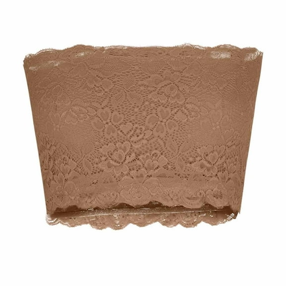 Xucatan Floral Lace Tube Top Bras For Women Bandeau Strapless Bras Seamless Stretchy Chest Wrap Christmas gifts