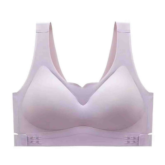Xucatan Front Closure Bra for women Wireless Seamless Comfortable Full Coverage Front Buckle Pull-up Support,Gather Together with Non-Slip Gift