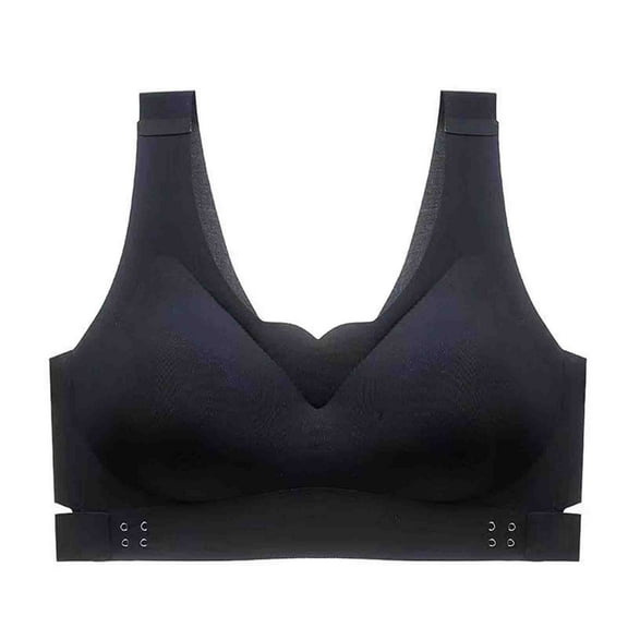 Xucatan Front Closure Bra for women Wireless Seamless Comfortable Full Coverage Front Buckle Pull-up Support,Gather Together with Non-Slip Gift