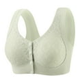 thumbnail image 1 of Xucatan Front Closure Daisy Bra for Women Plus Size Wireless Full Coverage Bra No Underwire Plus Size Bra Padded Support Bralette No Wire Comfort Underwear Gift, 1 of 2