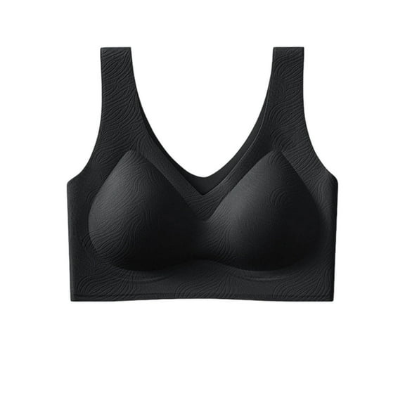 Xucatan Jelly Bras for Women Seamless No Underwire Lifting Wire-Free Jelly BraSeamless Soft Comfort Strip Wireless Bras, Push Up, Full Coverage Gift