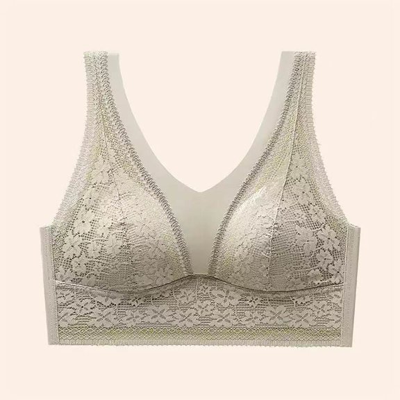 Xucatan Jelly Bras for Women Seamless No Underwire Lifting Wire-Free Jelly BraSeamless Soft Comfort Strip Wireless Bras, Push Up, Full Coverage Gift