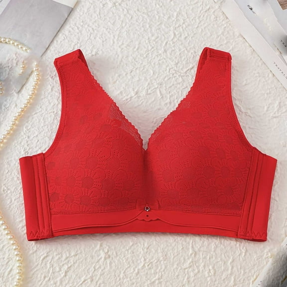 Xucatan Lace Bralettes for Women Seemless Racerback Bras Wireless Unlined Bralette Comfy Bra No Padded Gift