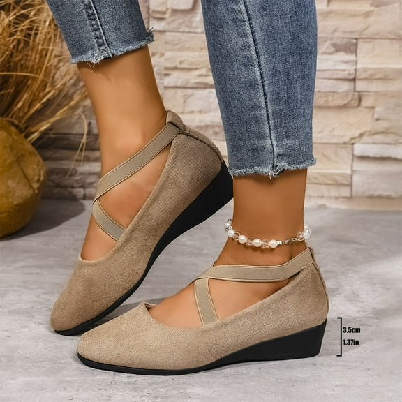 Xucatan Lace Up Square Toe Ballet Flats for Women Cross Strap Flat Shoe Cute Bow Slip On Mary Jane Flats Casual Ballerina Shoes Gift