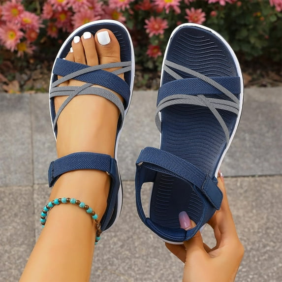 Xucatan Ladies' Adventure Trail Sandals, Cushioned Flat Sole Walking Shoes, Versatile Travel Casual Footwear, Durable All Terrain Summer Wear Gift