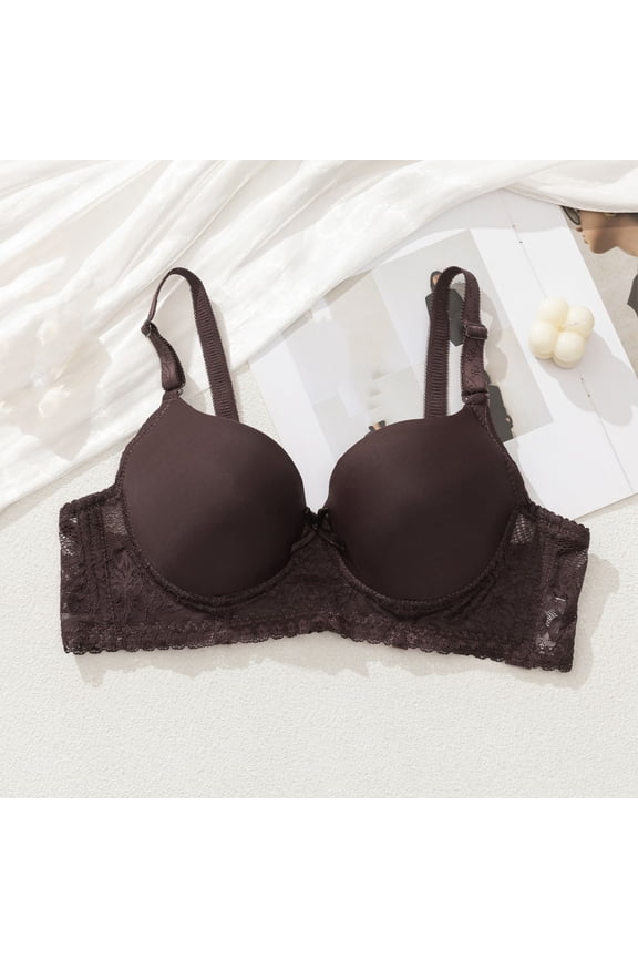 Lifting Support Push Up Bras for Women, Wireless Fold Over Bralette, Seamless T-Shirt Underwear, Daily Apparel Gift