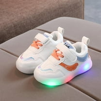 Xucatan Light Up Toddler Boys Girls Shoes LED Flashing Lightweight Tennis Walking Sneakers for Toddler and Little Kid Sneakers Rubber Sole Gift