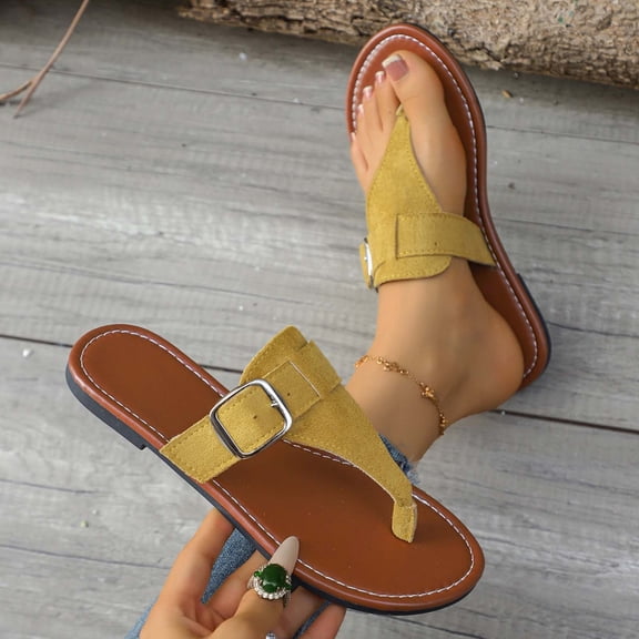 Xucatan Orthopedic Sandals for Women Arch Support Wedge Flip Flops, Anti-Slip Breathable Sandal Summer Comfortable Dressy Casual Beach Slippers Gift