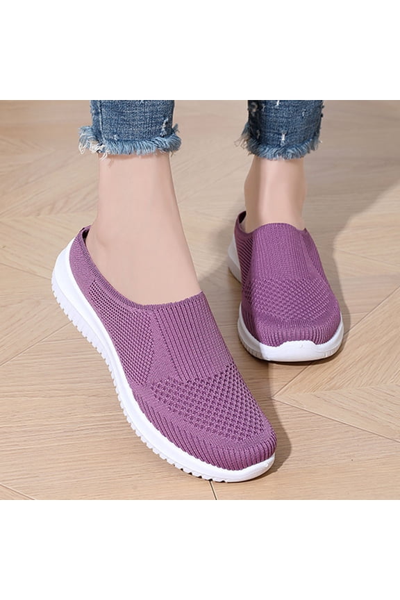 Platform Loafers,Women's Business Casual Flats Shoes Round Toe Comfortable Slip On Work Walking Slip-Ons Cute Dress Loafers Gift
