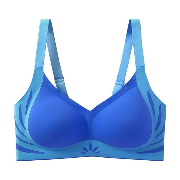 Xucatan Powerful Push up Seamless Bra for Women Wireless Powerful Anti-Sagging Super Gather Wireless Underwear Bra Full Coverage Seamless Bra No Underwire Everyday Gift