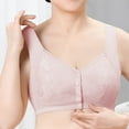 thumbnail image 1 of Xucatan Seamless Bras for Older Women No Underwire Plus Size Push up Breathable Front Closure Daisy Bras Full Support Everyday Bra Gift, 1 of 5