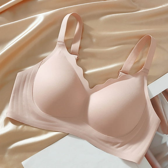 Xucatan Seamless Bras for Women No Underwire Wireless Comfortable Push Up Bra Seamless Full Coverage No Underwire Supportive T Shirt Bras Gift