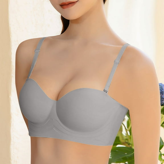 Xucatan Seamless Bras for Womens Wirefree Push Up Bras Comfort Padded Bra Full Support No Underwire Everyday T Shirt Bralette Christmas gifts