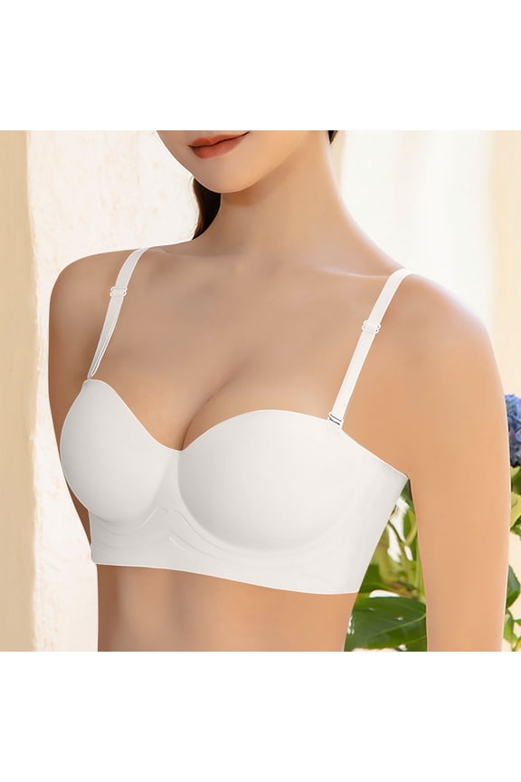 Seamless Bras for Womens Wirefree Push Up Bras Comfort Padded Bra Full Support No Underwire Everyday T Shirt Bralette Christmas gifts