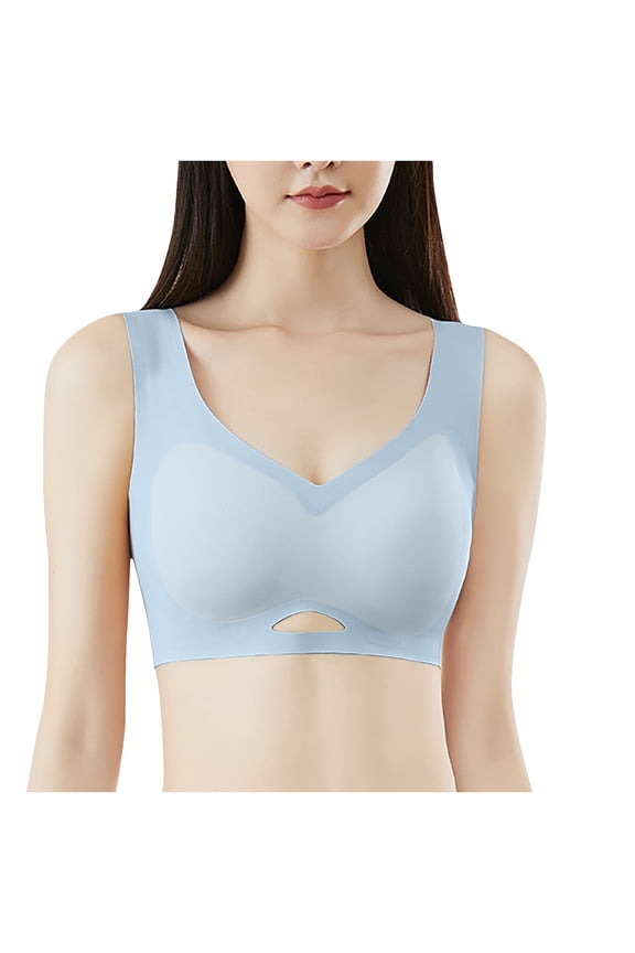 Seamless Mastectomy Bra Christmas gifts Post Surgery Bra with Pockets for Breast Prosthesis Breast Form Bralette Daily Anti-Saggin g Bralettes Bra