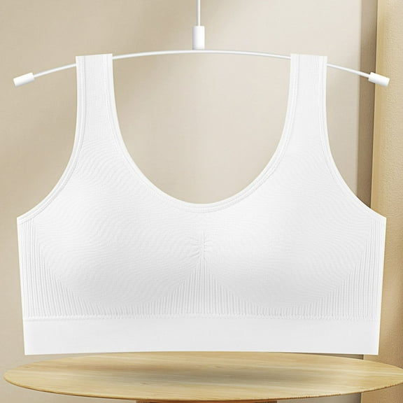 Xucatan Sports Bras for Women Seamless Plus Size Wirefree Bras Comfortable Wireless T-Shirts Bras Lightly No Underwire Push Up Bra Gift