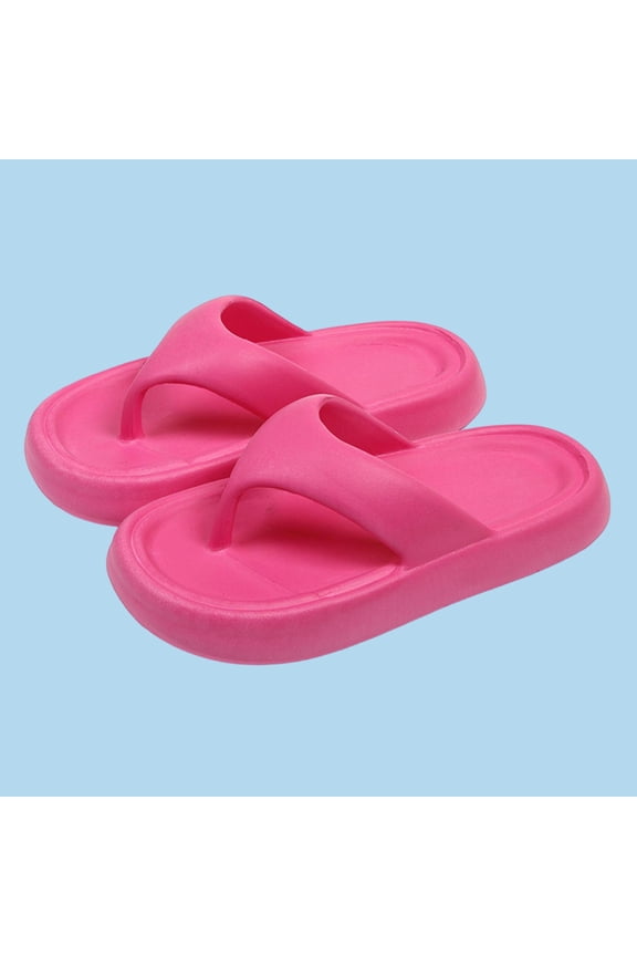 Summer Thong Slippers for Women, Braided Toe Post, Non-Slip Outsole for Patio and Pool Gift